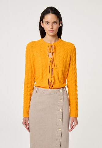 Cardigan Fabienne Chapot en orange : devant