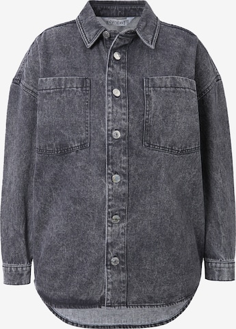 Studio Untold Blouse in Zwart: voorkant