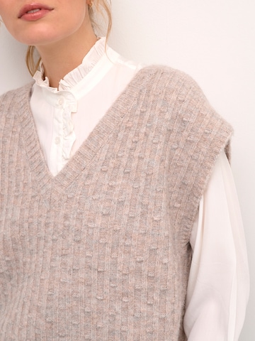 Pull-over 'Unilla' Cream en gris