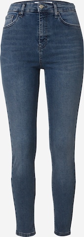 Coupe slim Jean 'Jamie' TOPSHOP en bleu : devant