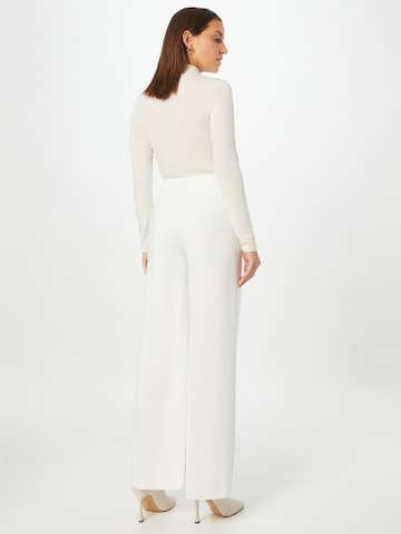 DRYKORN Wide leg Trousers with creases 'BEFORE' in White