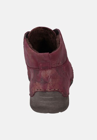 JOSEF SEIBEL Lace-up bootie 'Fergey 97' in Red