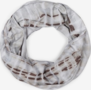 styleBREAKER Schlauchschal 'Loop Schal Batik Streifen' in Grau: Vorderseite