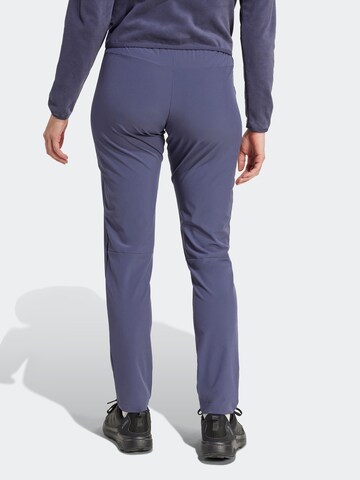 mėlyna ADIDAS TERREX Prigludęs Laisvalaikio kelnės 'Essentials'