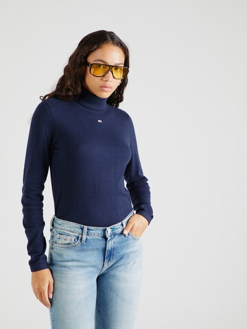 Tommy Jeans Свитер 'ESSENTIAL' в Синий: спереди