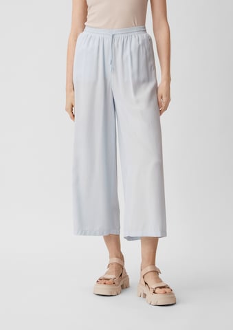 Wide leg Pantaloni di comma casual identity in blu: frontale