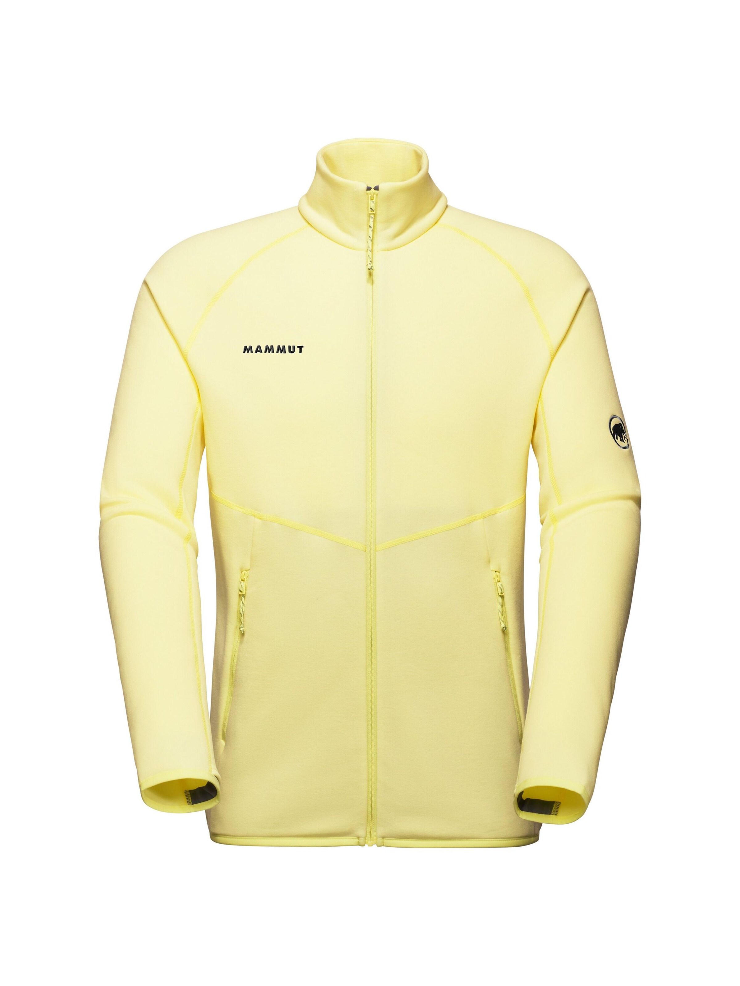 MAMMUT Funktionsfleecejacke 'Aconcagua' in Gelb: Vorderseite
