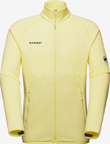 MAMMUT Funktionsfleecejacke 'Aconcagua' in Gelb: Vorderseite