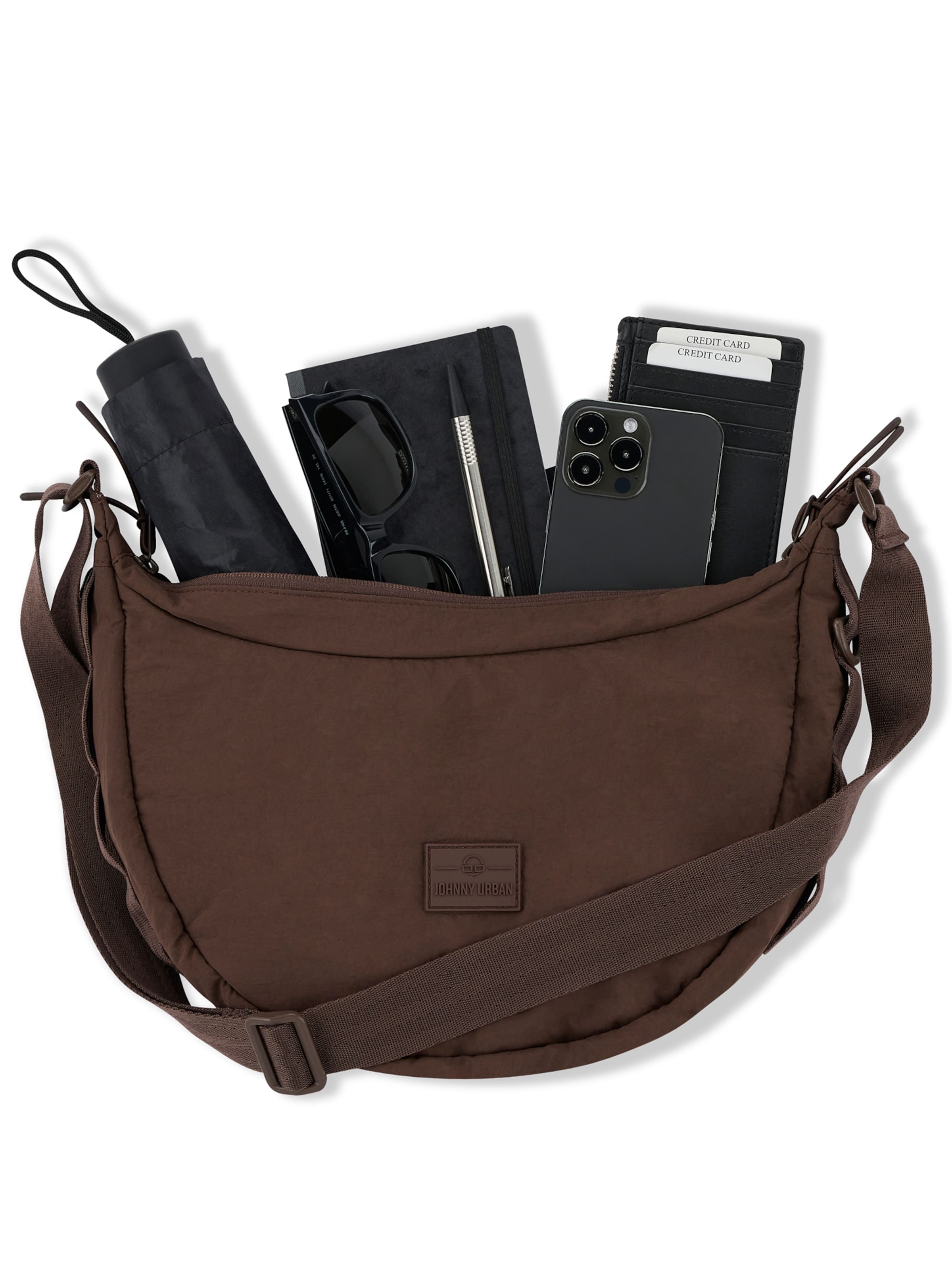 Johnny Urban Τσάντα ώμου 'Kaia Medium' σε καφέ