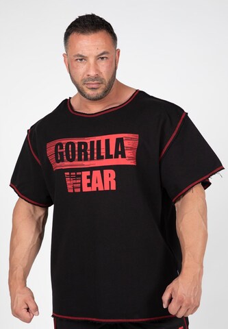 Gorilla Wear Performance shirt 'Wallace' in Black: front