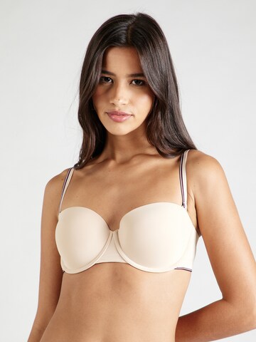 Tommy Hilfiger Underwear T-Shirt BH in Beige: Vorderseite