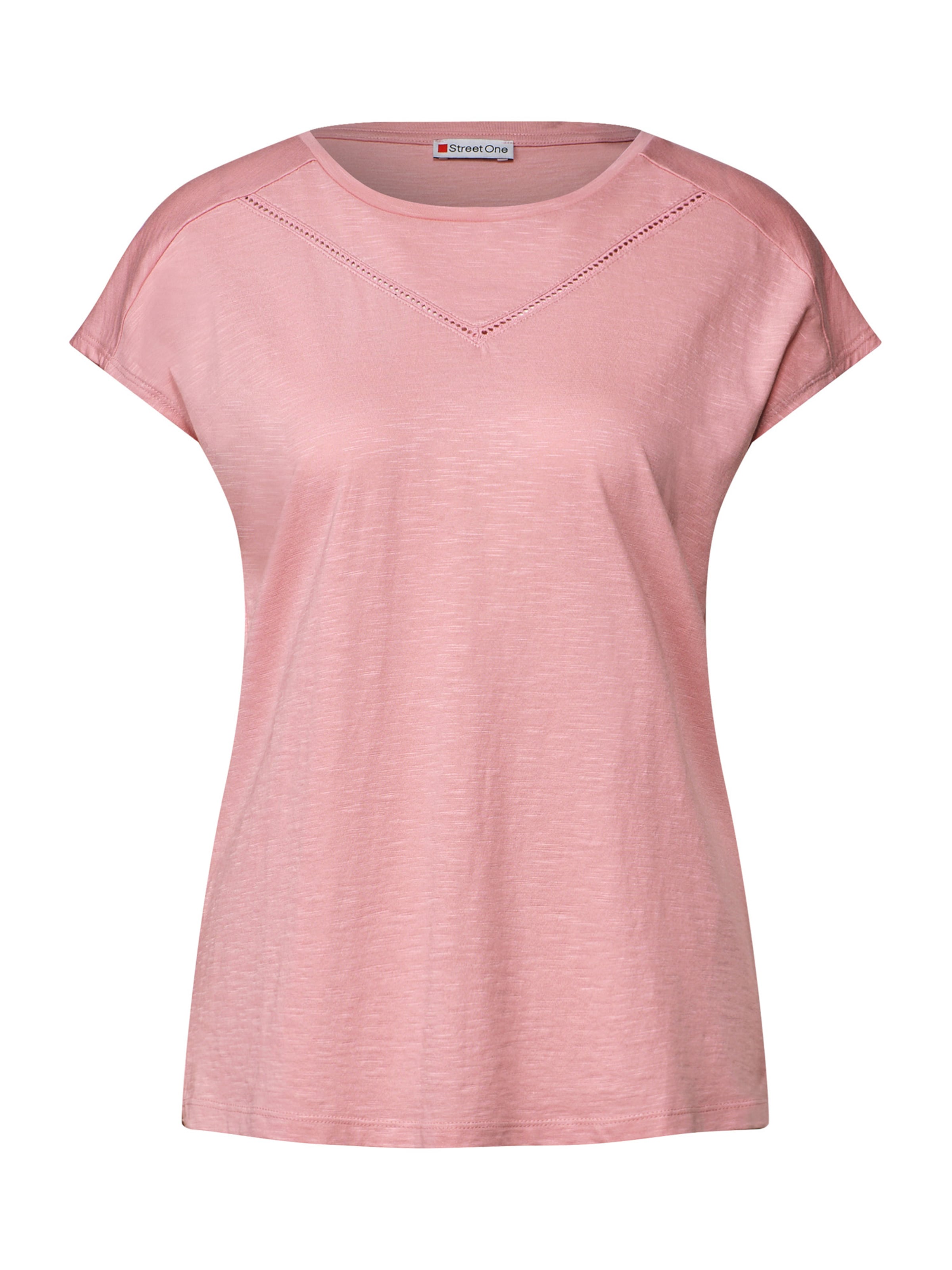 STREET ONE Shirt in Roze: voorkant