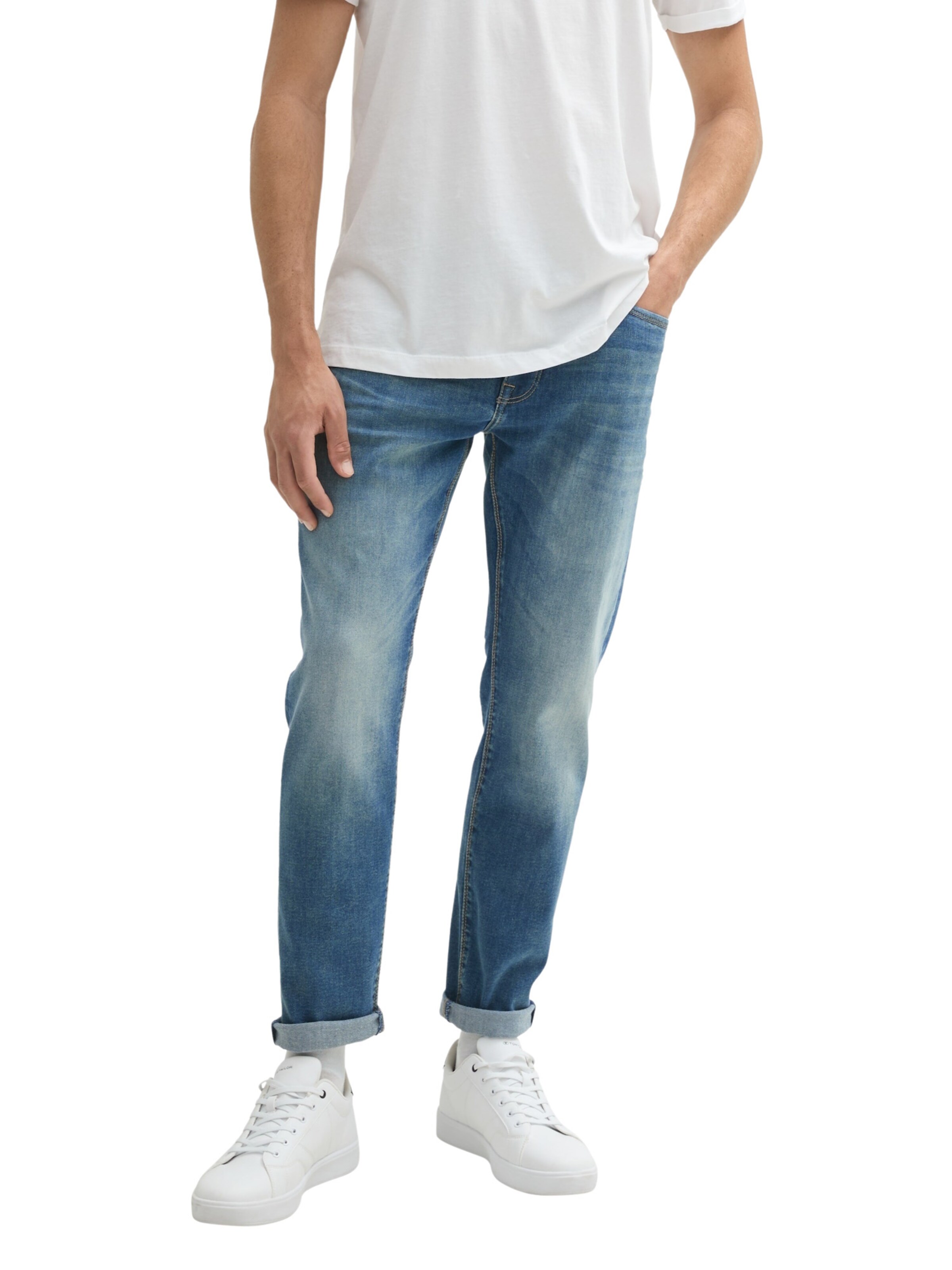 TOM TAILOR DENIM Regular Jeans in Blue: front