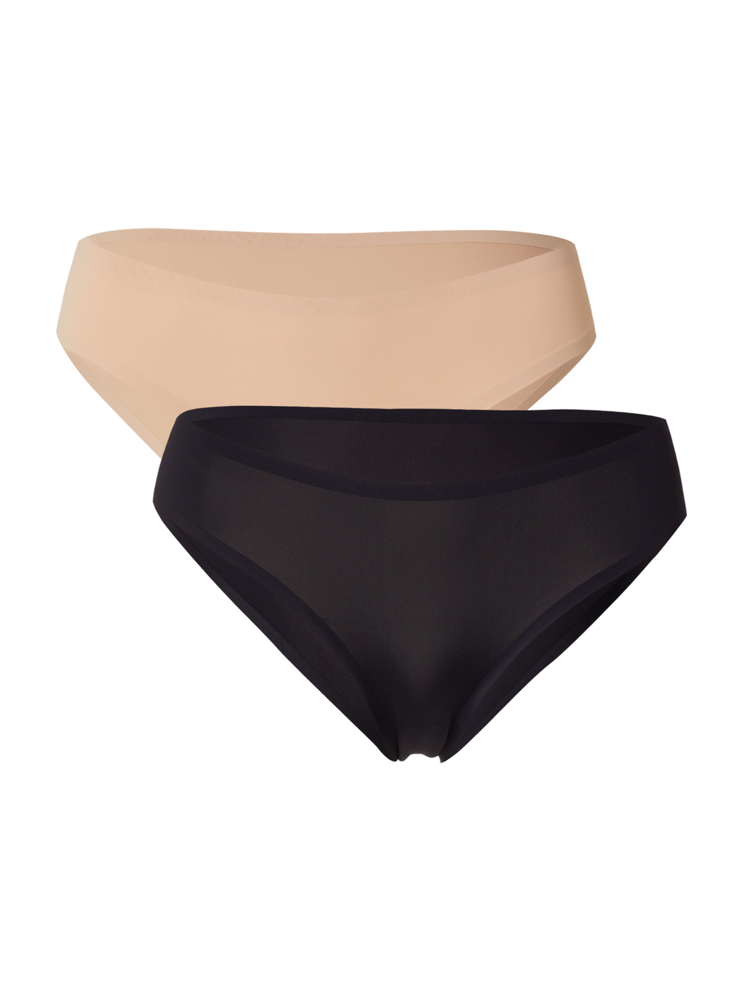 Hunkemöller Slip in XS in de kleur Nude / Zwart, Productweergave