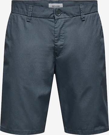Pantaloni chino 'ONSKal' di Only & Sons in grigio: frontale