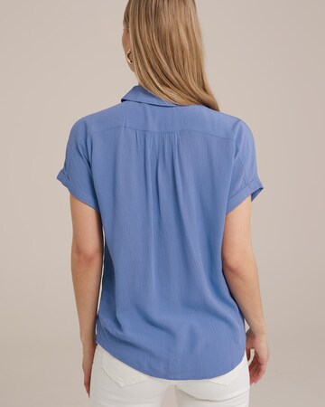 WE Fashion Blouse in Blauw