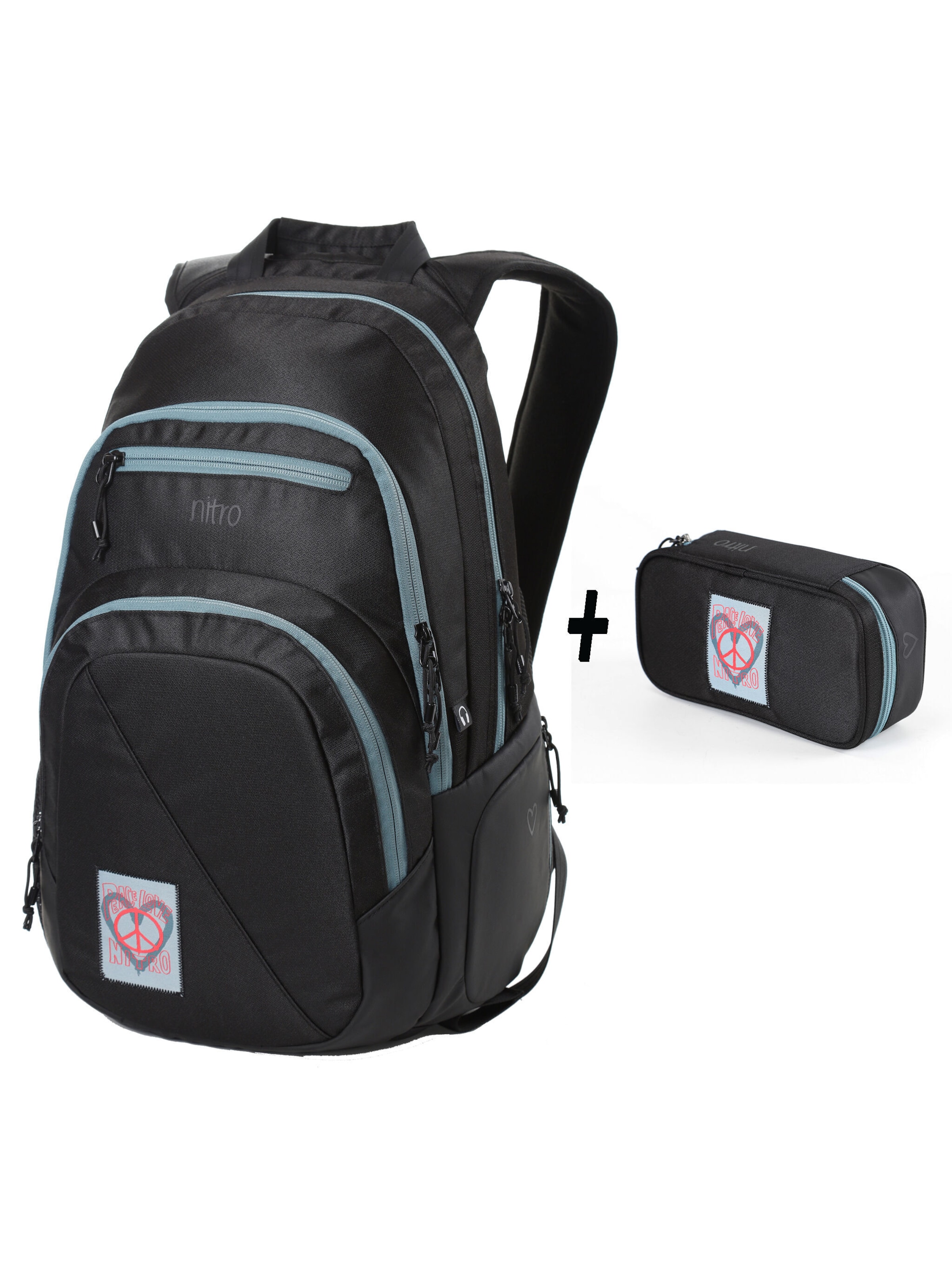 NITRO Backpack in Blue: front