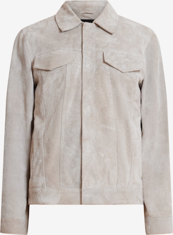 AllSaints - Chaqueta de entretiempo en blanco: frente