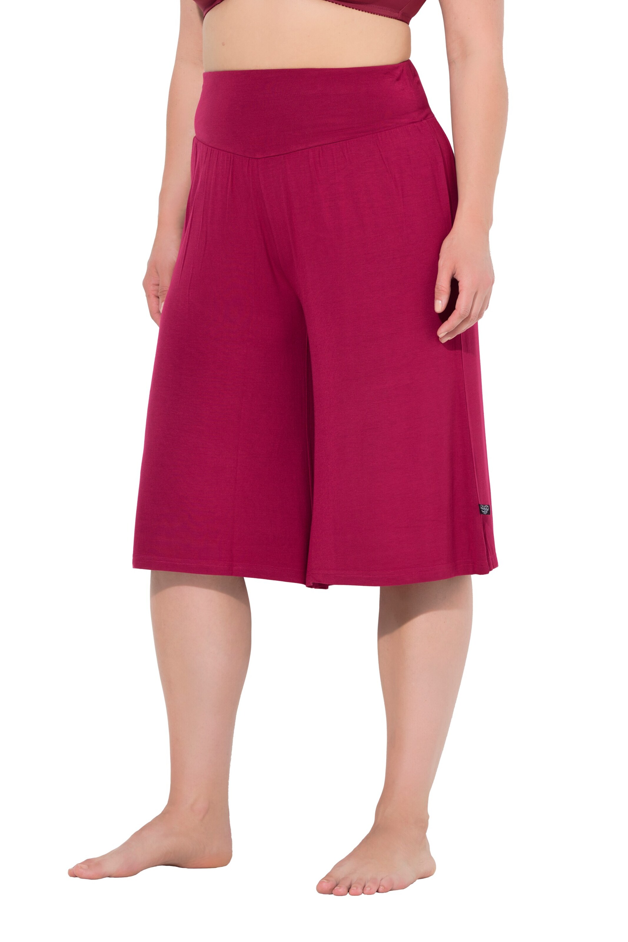 Ulla Popken Wide leg Pants in Red: front