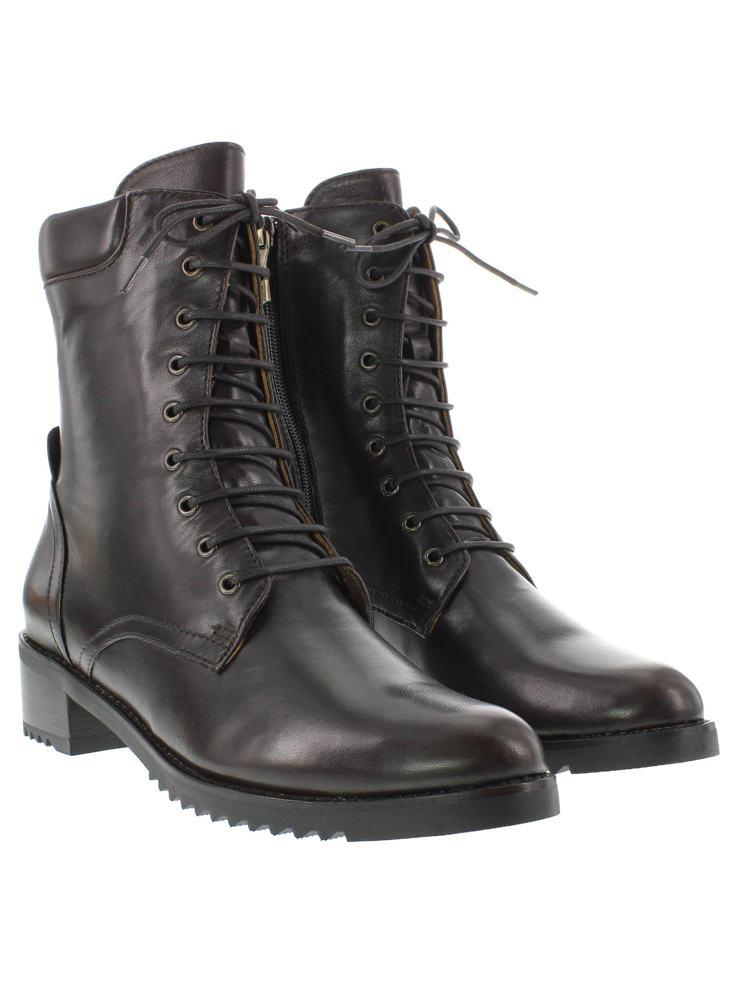 Everybody Schnürstiefelette 'BIONDA'‌‌‌‌ in Braun