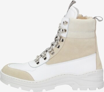 SIOUX Lace-Up Ankle Boots ' Drenica' in Beige