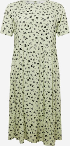 ONLY Carmakoma - Vestido en verde: frente