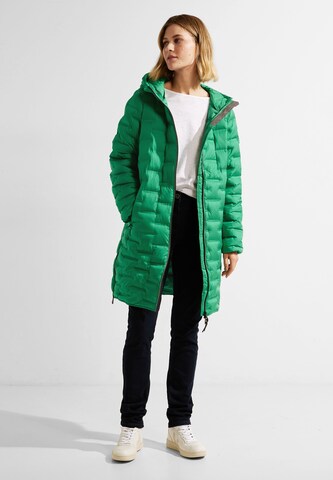 CECIL Between-Seasons Coat in Green