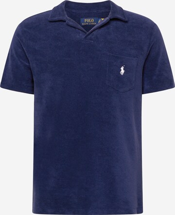 Tricou de la Polo Ralph Lauren pe albastru: față