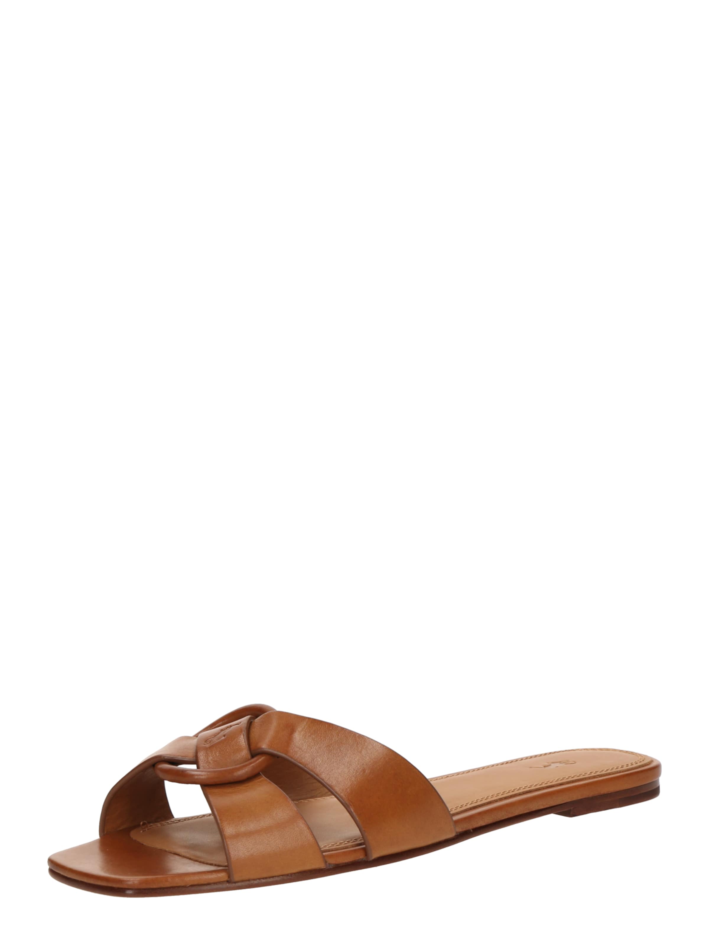 Polo Ralph Lauren Pantofle – hnědá: přední strana