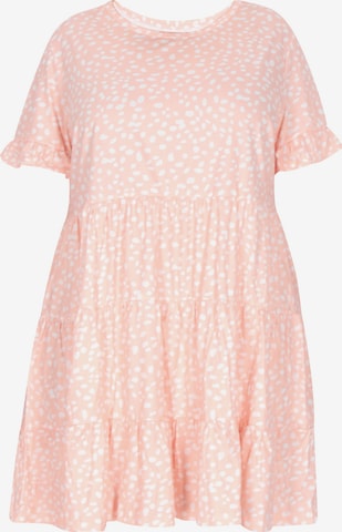 Robe d’été joella en rose : devant
