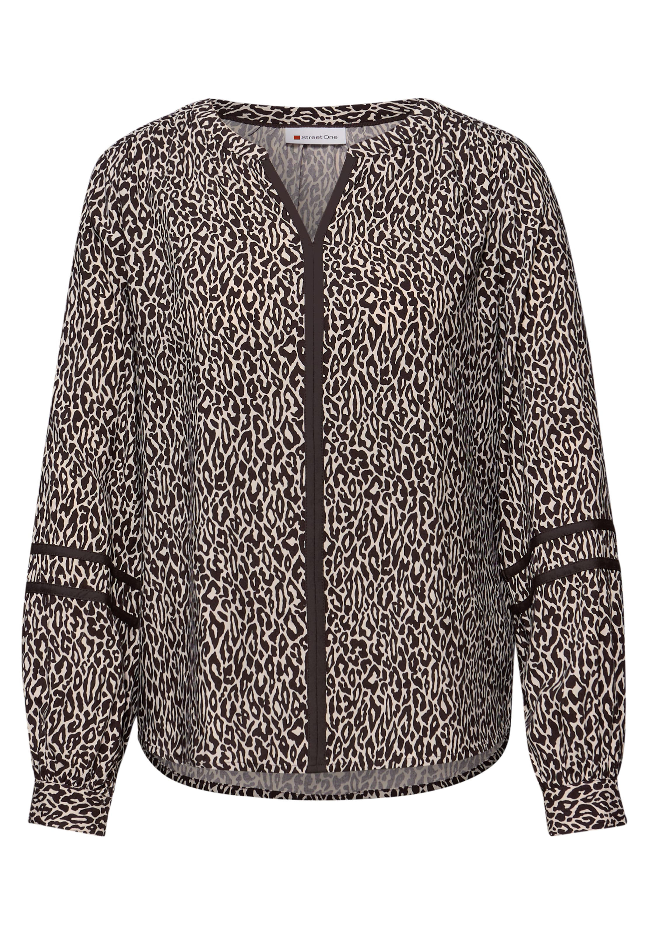 STREET ONE Tunic in Brown: front