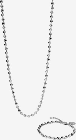 PURELEI - Conjuntos de bijuteria 'Bubbly Duo' em prata: frente