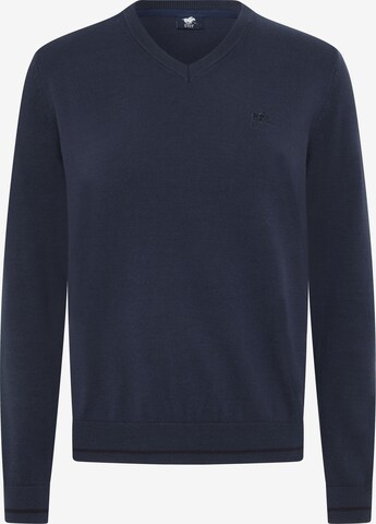 Polo Sylt Sweater in Blue: front