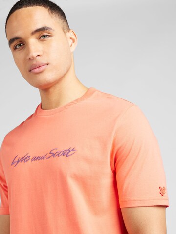 Lyle & Scott T-Shirt in Orange