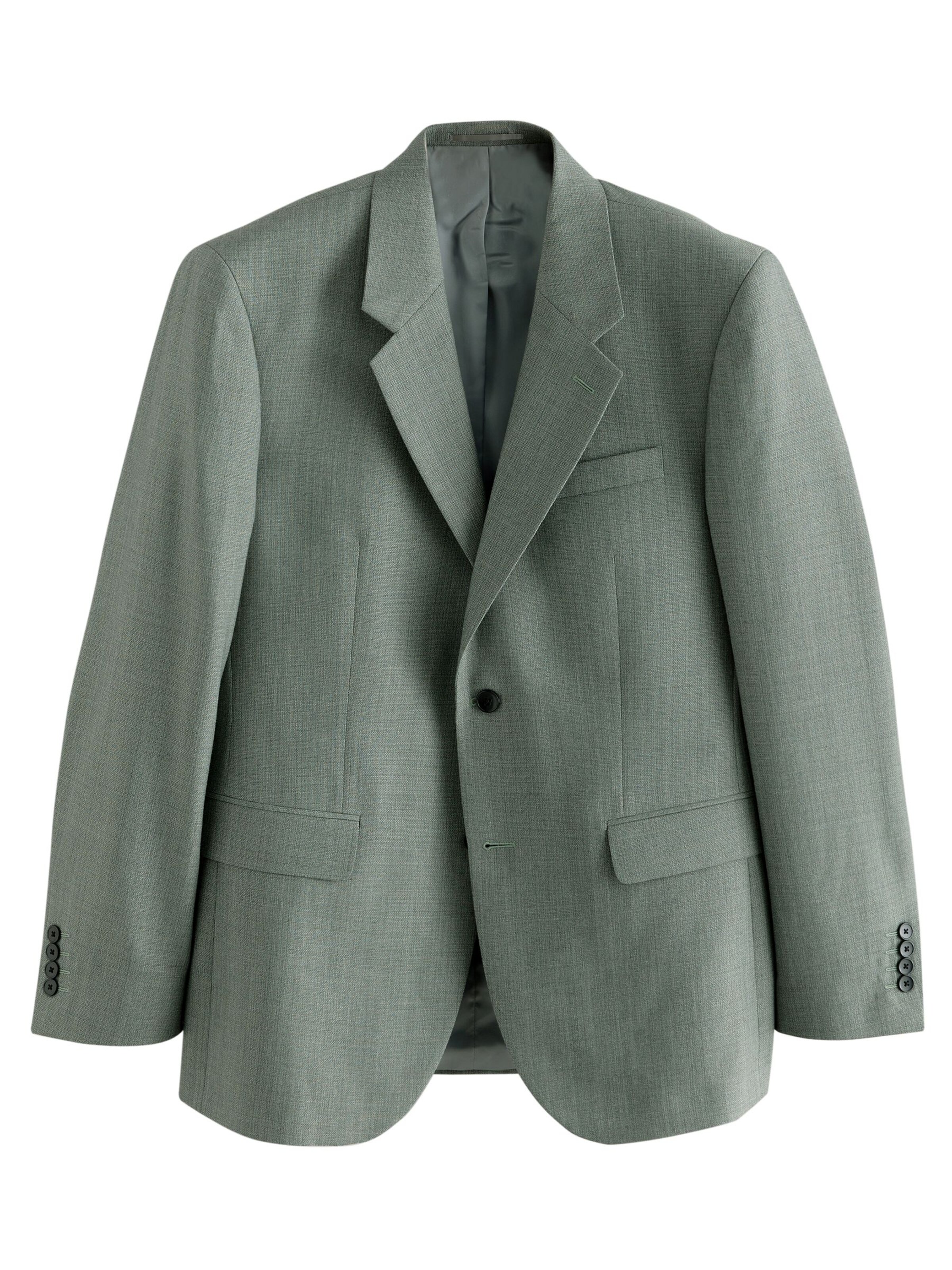 Next Regular Fit Sakko in Grün: Vorderseite