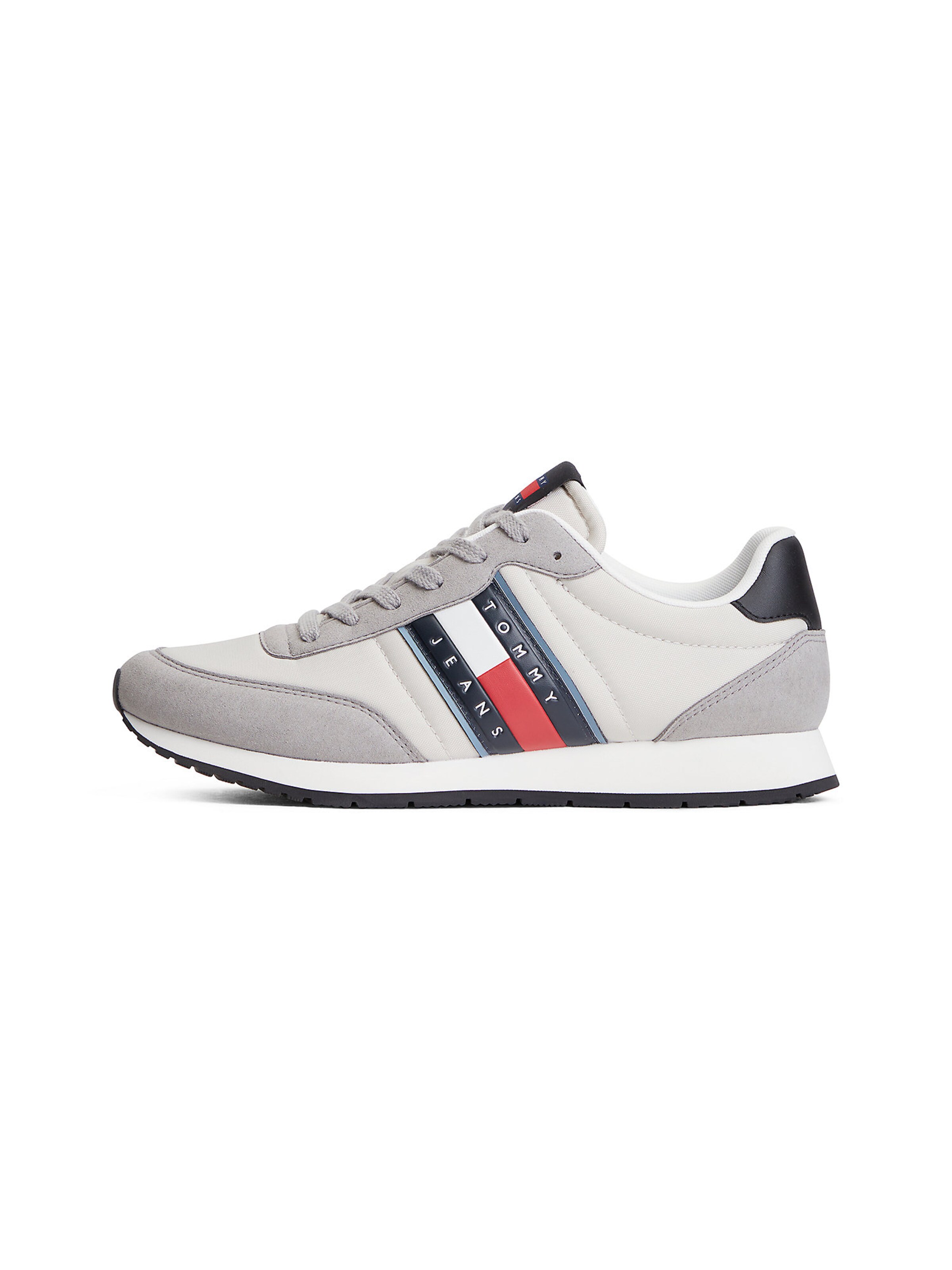 Tommy Jeans Sneakers hoog in Grijs: voorkant