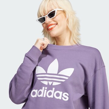 ADIDAS ORIGINALS Sweatshirt 'Trefoil' in Purple
