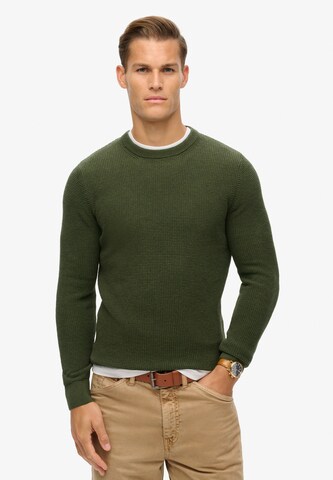Superdry Trui in Groen: voorkant