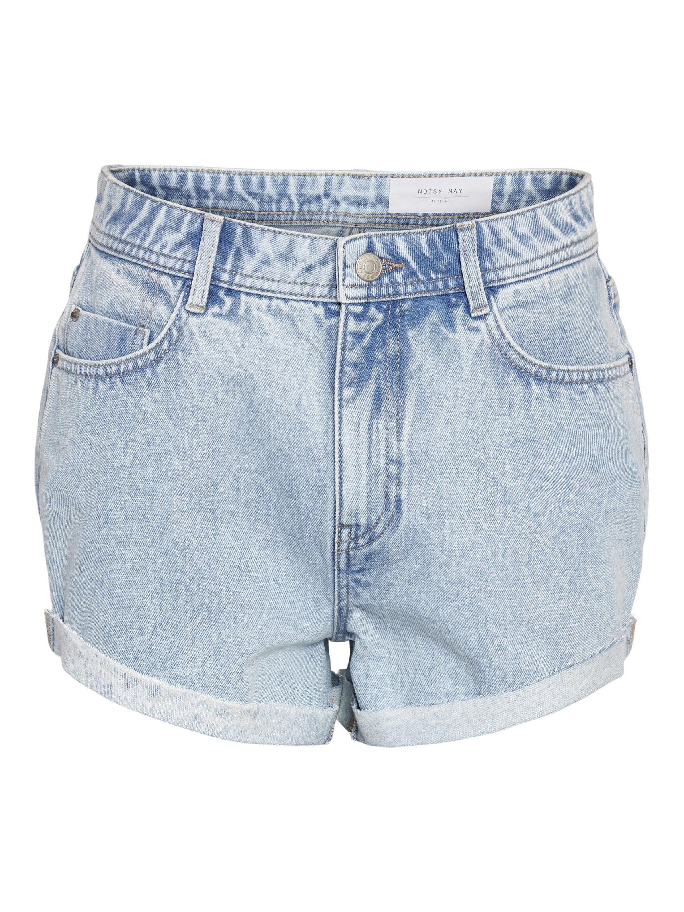 Noisy may Regular Shorts 'DREW' in Blau: Vorderseite