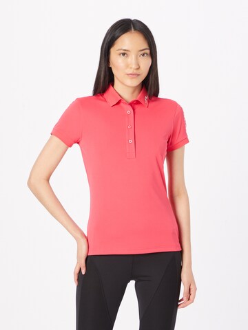 J.Lindeberg Functioneel shirt 'Tour Tech' in Roze: voorkant