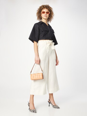 MAX&Co. Wide Leg Housut 'FINESTRA' värissä beige