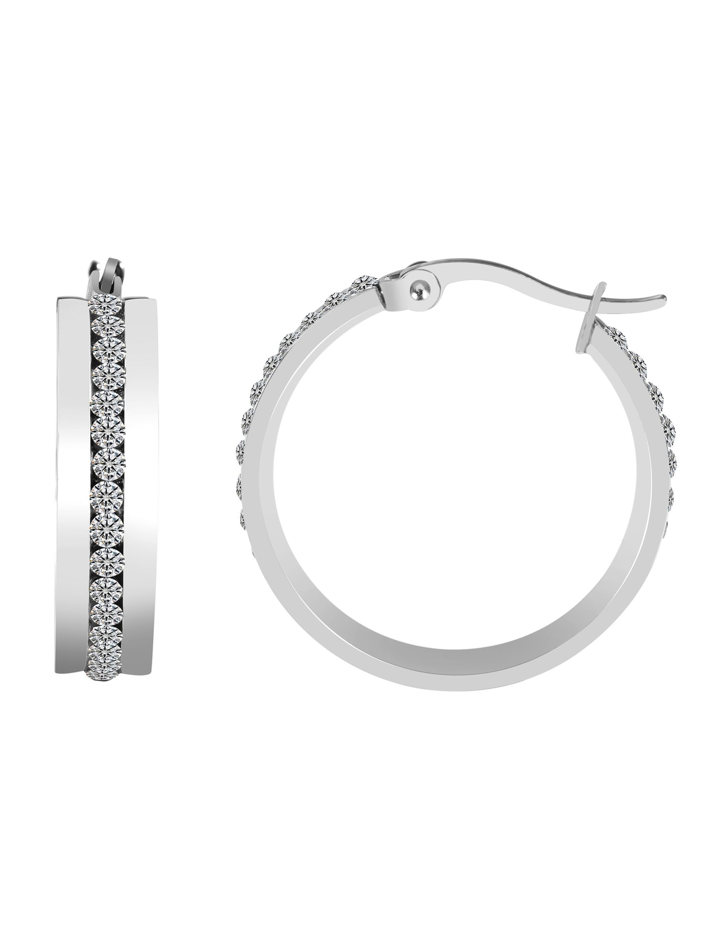 Akzent Earrings 'Abena, silberfarbig, langlebig' in Silver