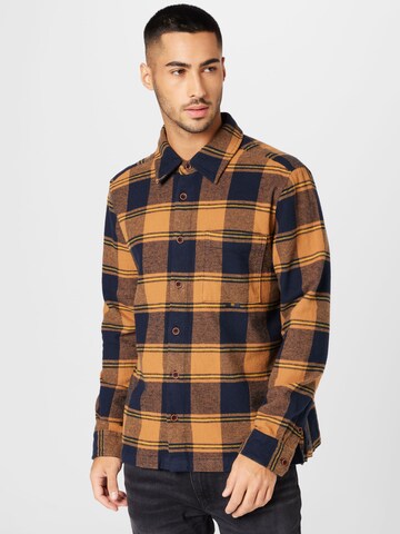 Ben Sherman Regular Fit Paita 'Gingham' värissä oranssi: edessä