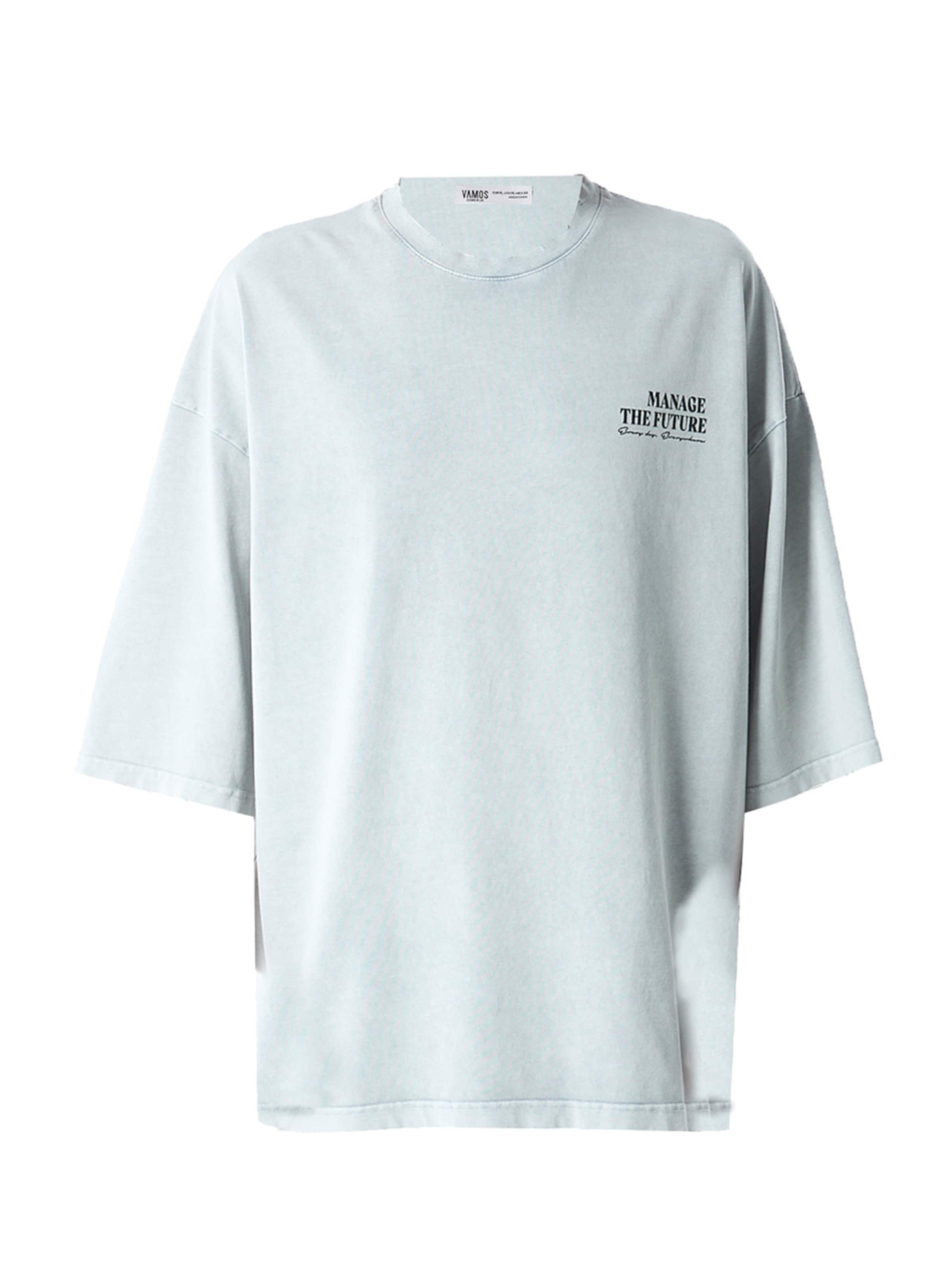 Tricou de la VAMOS CLO pe gri: față