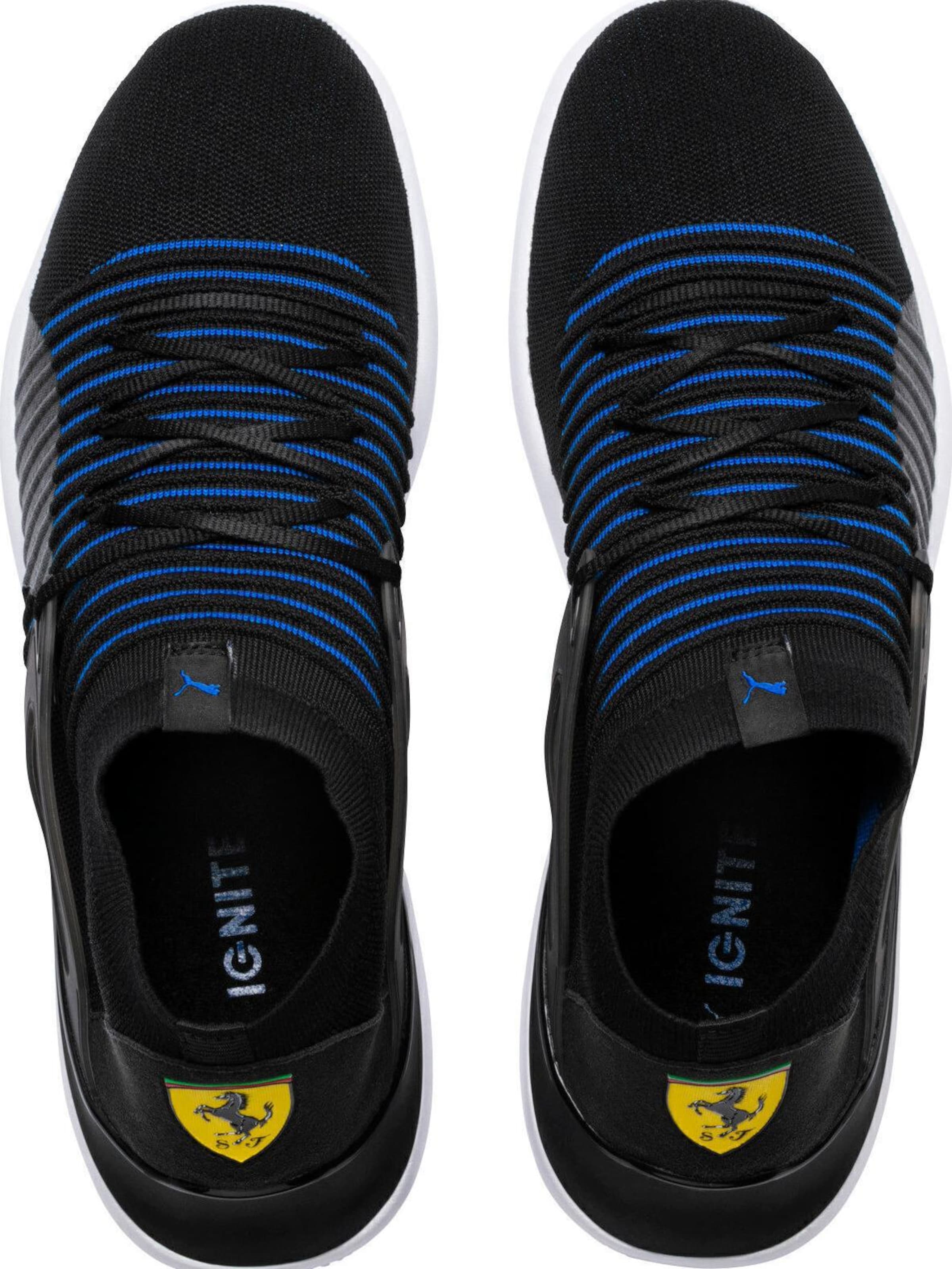Scarpa sportiva 'Scuderia Ferrari Evo Cat Ii Sock Lace' di PUMA in nero