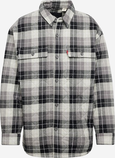 LEVI'S ® Prechodná bunda 'Bernal Heights Overshirt' - tmavosivá / čierna / biela, Produkt