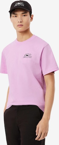 LACOSTE - Camiseta 'Camiseta lacoste rosa lacoste on tennis tee' en rosa: frente