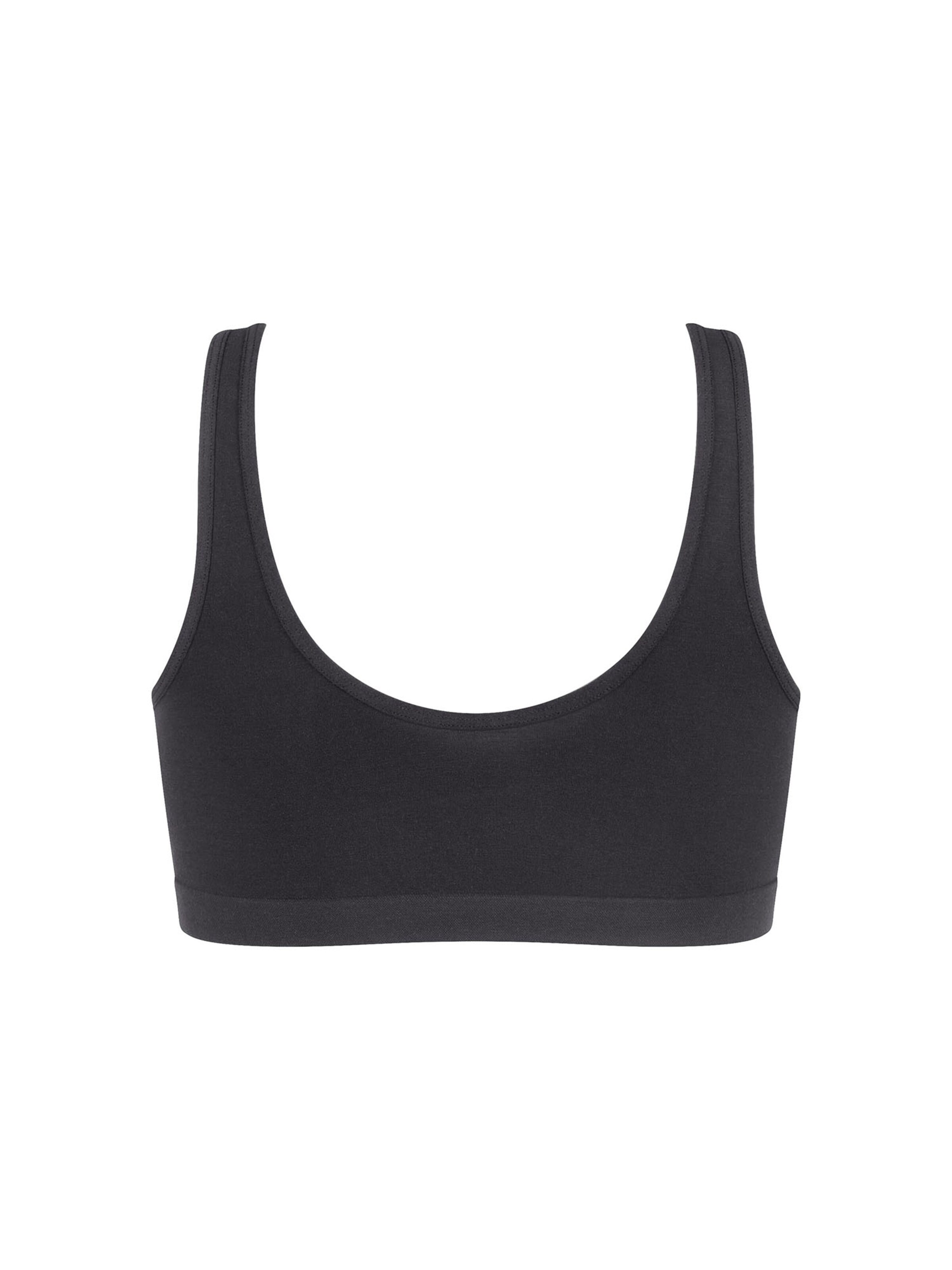 SLOGGI Bralette Bra ' Blue Go Sense ' in Black