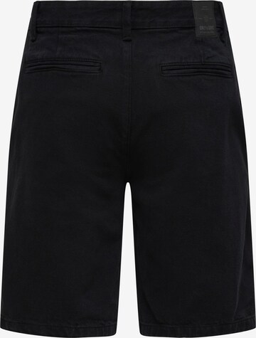 Only & Sons Regularen Chino hlače 'Avi' | črna barva