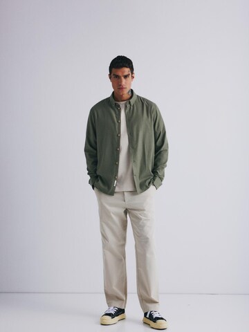 !Solid Regular fit Πουκάμισο 'Pete' σε πράσινο